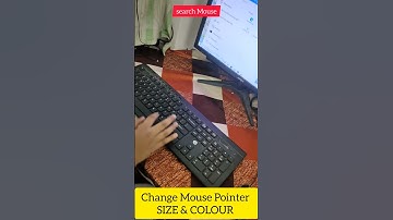 Change Mouse Pointer SIZE & COLOUR🖱️🔥🔥 #shorts #youtubeshorts #trending #shortvideo #viral