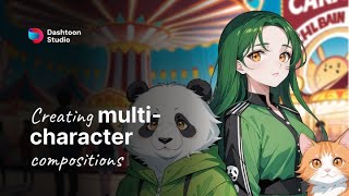 Creating multi-character compositions | Dashtoon Studio Introduction 09