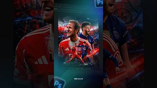 Bayern vs PSG - Matchday Design #ucl #football #photoshop #shorts