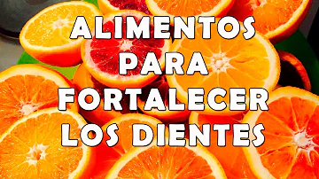 ¿Qué alimentos ayudan a los dientes?