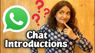 Famous Chat Introductions (WhatsApp Introduction Dos & Don'ts)#drsusenvarghese #introductions #intros #chat Wealth