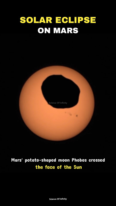 Earth's Solar Eclipse vs Mars Solar Eclipse 🤯😱 #shorts #space #earth