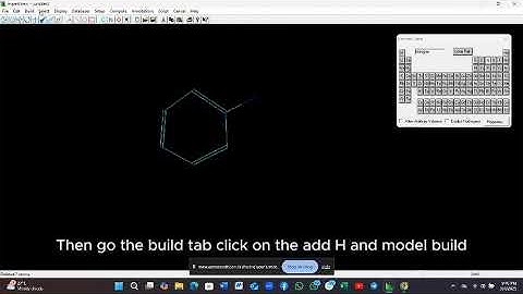 How to use hyperchem software ? Video #chemistry #viralvideos #hyperchem #viralvideo