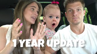 ONE YEAR UPDATE! Finding out how she’s growing + having to see a specialist