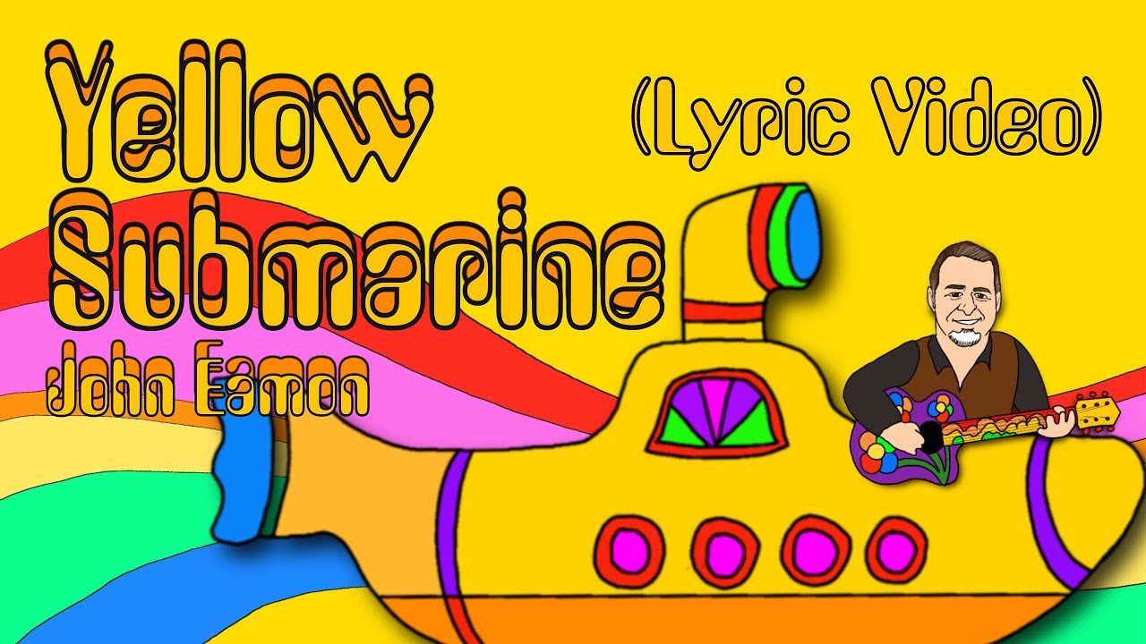 Yellow Submarine | Lyric Video | The Beatles Cover | Ringo Starr Cover | Children's Sing-Along