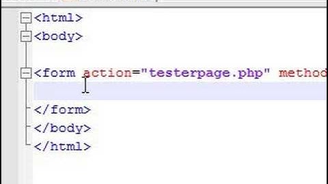 PHP Tutorial - 18 - Beginning Forms