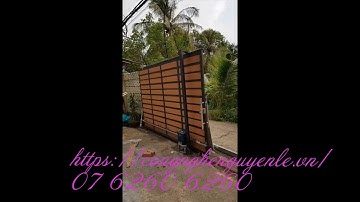 Cổng trượt tự động| Thiết Bị Công Nghệ Nguyễn Lê #congtruottudong #congluatudong