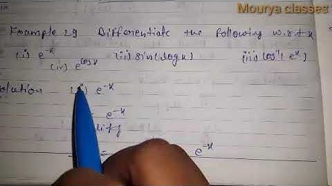 Maths || class12 || chapter -5 || Continuity and Differentiblity || Example- 29 || Mourya classes ||