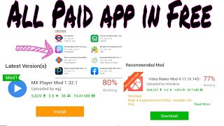 How to download ALL cracked Apk | Mod Apk | Premium Apk | Pro  Apk  in free with Happy Mod ? screenshot 4