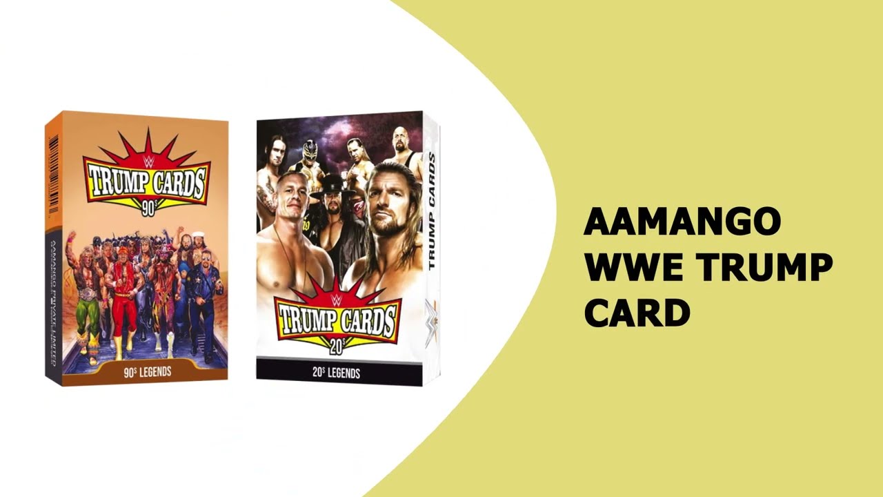 Aamango Trump Cards: WWE Combo Pack - 90s ad 20s WWE star packs