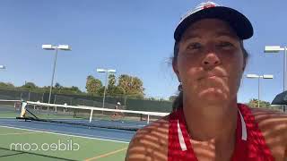 az open match 1 with Penny Effen Smith & Melody Litzenberg vs Sue Brogaard & Jill Thyr