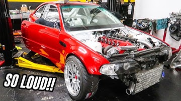 TURBO BMW E46 M3 FIRST START UP!!!