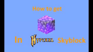 Hypixel Skyblock | How to Get Enchanted Cobblestone FAST
