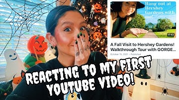 Reacting to My Very FIRST YOUTUBE Video!😬 4 Year Channel Anniversary & Retrospective!🖤