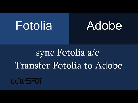 Transfer Fotolia Account To Adobe Stock | Sync Fotolia Account