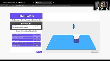 Virtual Lab of Preparation of Urea Formaldehyde resin by Dr. Syed Khalid Hasan, ITM, GIDA, Gorakhpur