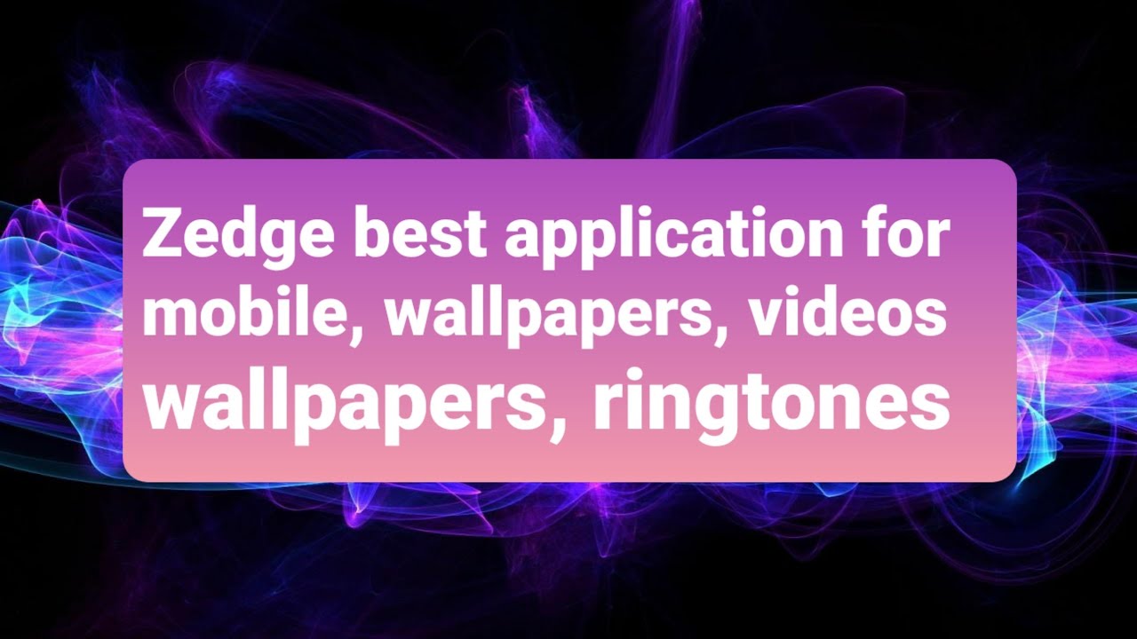 How to work Zedge app in mobile. Beautiful app YouTube