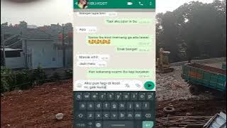 IBU KOST SEPERTI KEMARIN LAGI | NURUTIN AJA !!! Chat Whatsapp Romantis