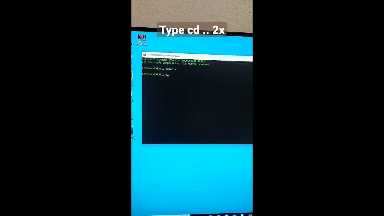 Windows command line prank Only for fun