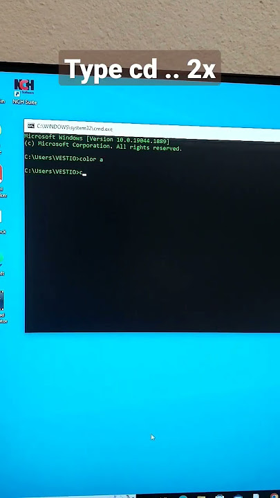 Windows command line prank. Only for fun