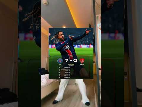 PSG DESTROYS BREST WITH SEVEN GOALS PSG DESTROYS BREST WITH SEVEN GOALS Thumbnail