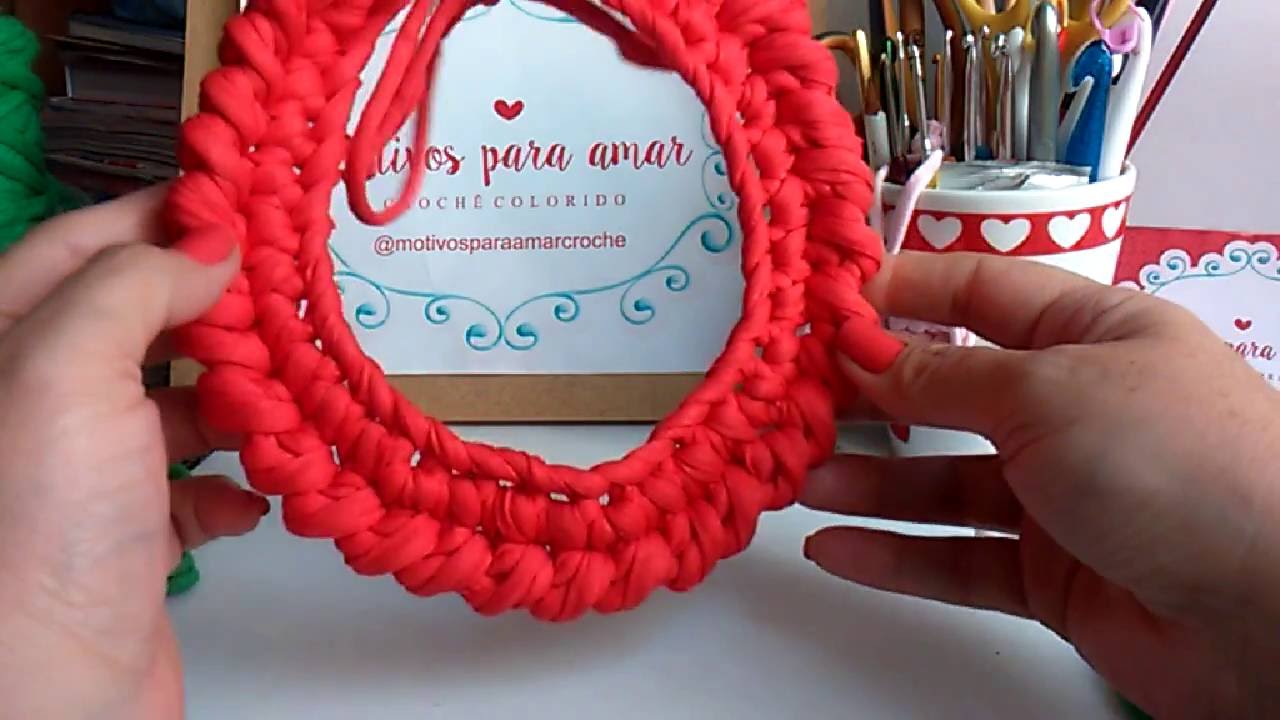 Colar em fio de malha