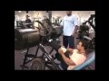 Kevin Levrone training legs and abs