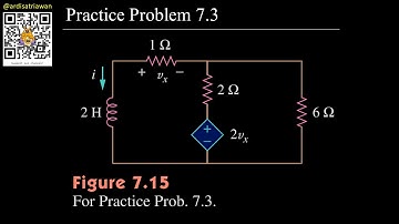Practice Problem 7.3 Fundamental of Electric Circuits (Sadiku) 5th Ed - RL Circuit Analysis