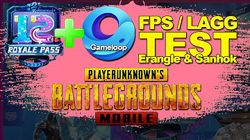 FPS TEST in Gameloop PUBG Mobile - Gameloop is better than LD and Andy Player emulator till now