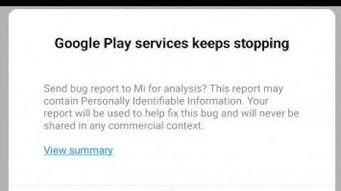 how to fix google play services keeps stopping problem in mi phone