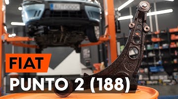 Hoe een voorste draagarm vervangen op een FIAT PUNTO 2 (188) [AUTODOC-TUTORIAL]