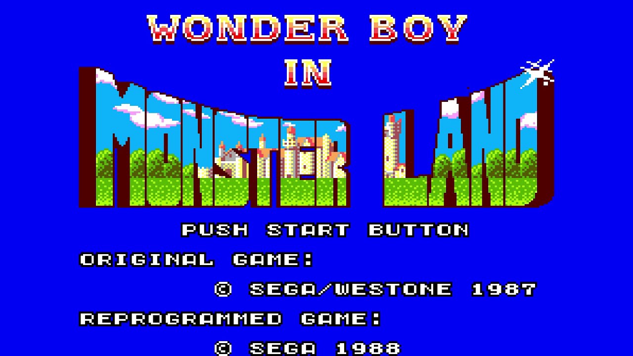 Wonder Boy: Monster Land (ワンダーボーイ モンスターランド). [SMS - Westone, SEGA]. (1987). 1CC. 60Fps.