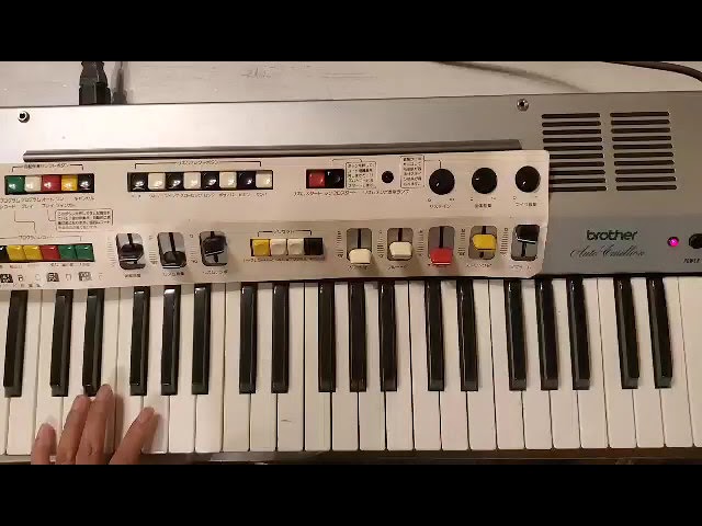 brother 音楽シンセサイザー auto emillion gx 151 Brother Auto Emillion GX-151 70's Vintage Synthesizer / Drum