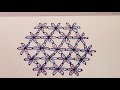 Simple rangolidesignkolam sikkukolam nelivukolam Dotkolam #sikkukolam #kolam #rangoli #easyrangoli