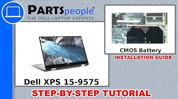 Dell XPS 15-9575 2-in1 (P73F001) CMOS Battery How-To Video Tutorial