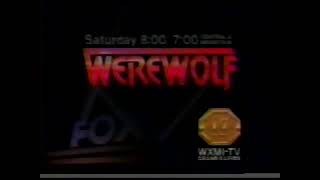 Werewolf Tv Show Promo 1987