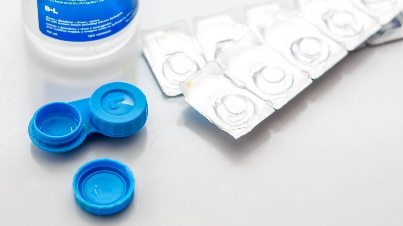 Study Don't flush your old contact lenses YouTube