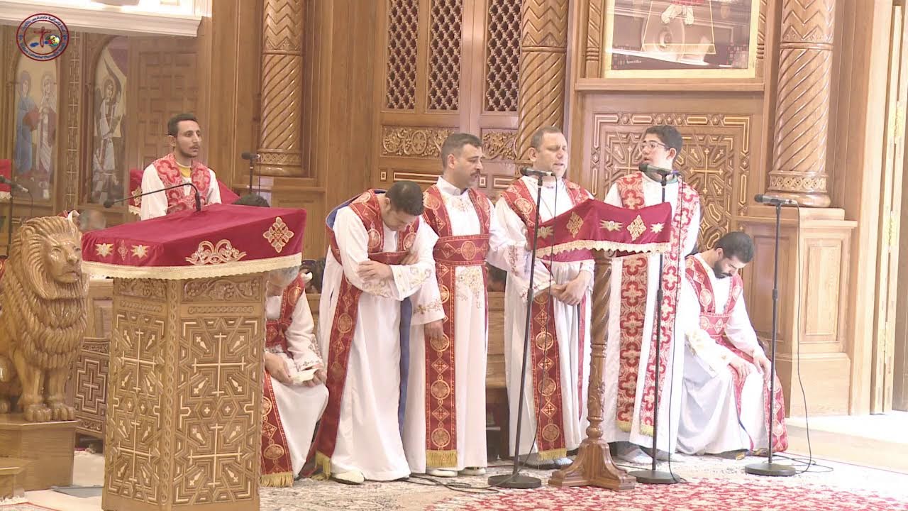قداس الاحد الخامس من الصوم الكبير بحضور الانبا انطونيوس ١٤ابريل ٢٠٢٤