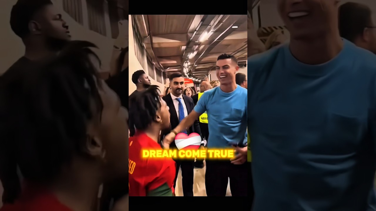 IShowSpeed Finally Met Cristiano Ronaldo 🥺🐐