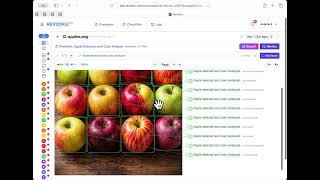 Count Unique Apple Colors in a Photo with Revdoku (open-source)