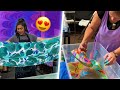 This Place Shows You How To WATER MARBLE Your CLOTHES! | Moxi Makers