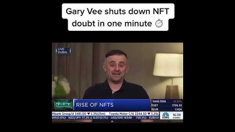 Gary Vee shuts down NFT doubt in one minute...🤯 - PART 1