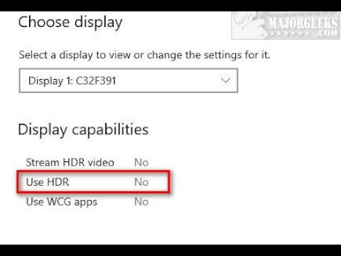 How To Play Games In HDR On Windows 10