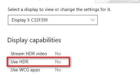 How to Enable HDR in Windows 10