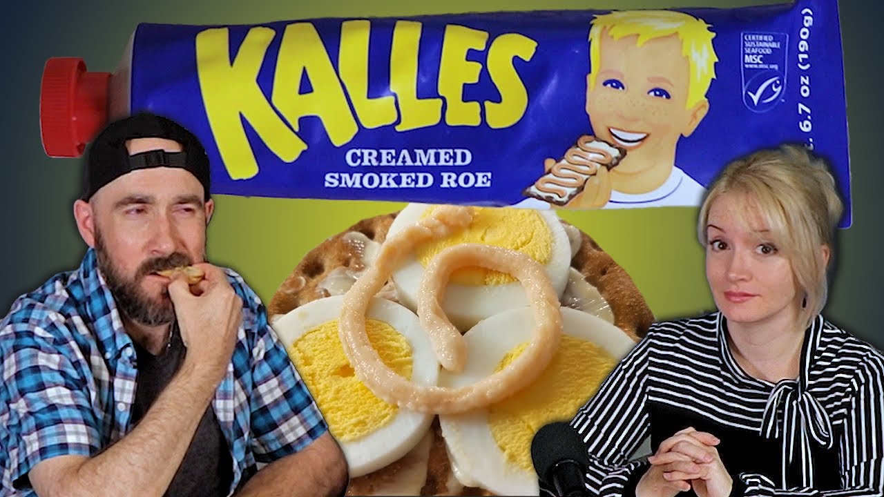 Americans Try Kalles Kaviar, A Swedish Food Taste Test YouTube Americans Try Kalles Kaviar, A Swedish Food Taste Test YouTube