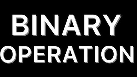 binary operation sn dey solution cbse jee main