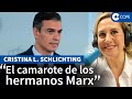 Schlichting desmonta a Sánchez: "Es de una hipocresía tan refinada que estremece"