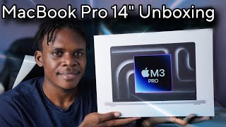 M3 Pro MacBook Pro 14' Silver - ASMR Unboxing & Impression!