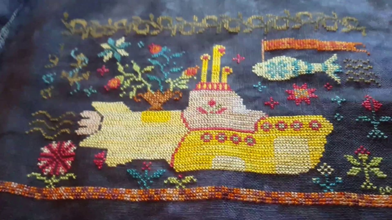 Download Cross Stitch #83--Color Changes on Yellow Submarine - YouTube