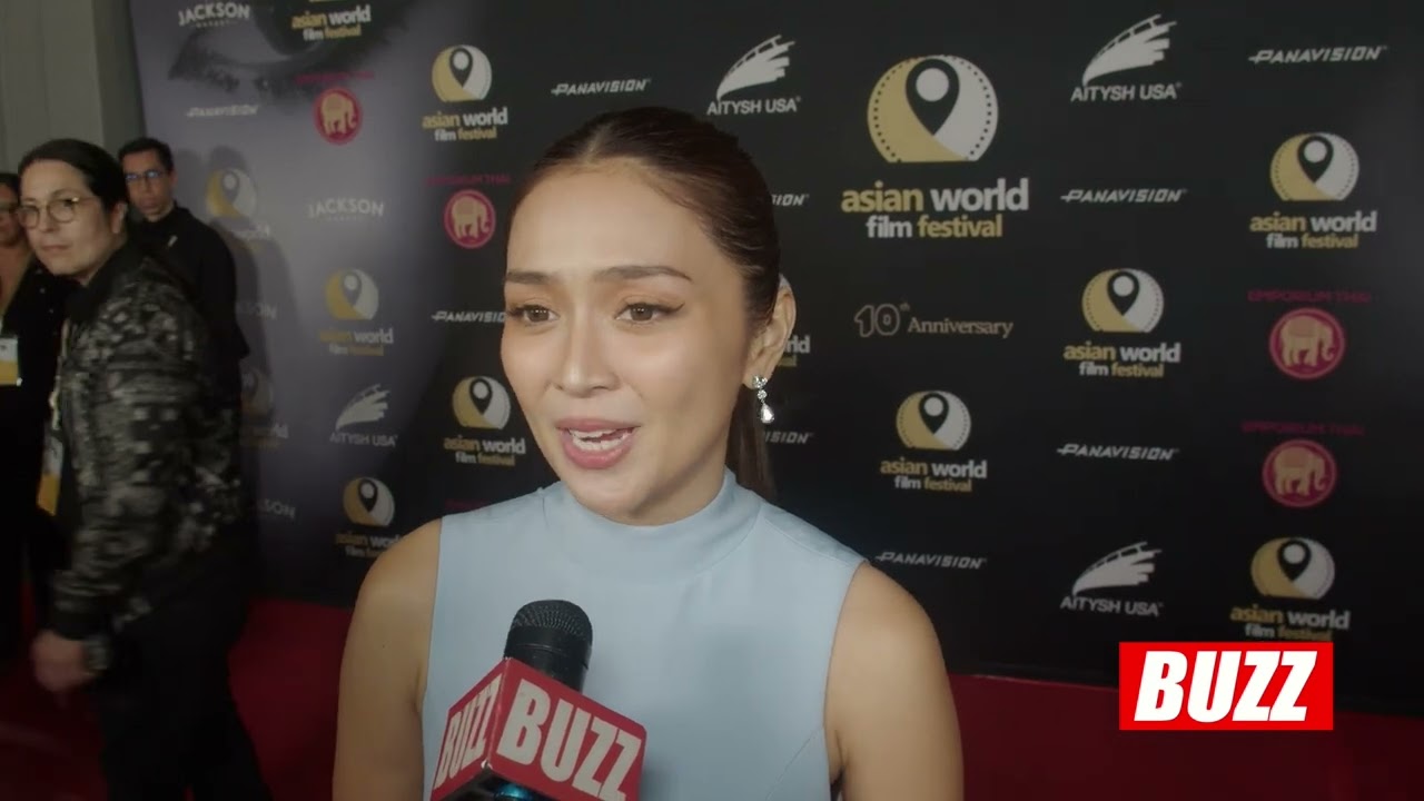 Kathryn Bernardo and Alden Richards at the Asian World Film Festival "Hello Love, Again" LA Premiere